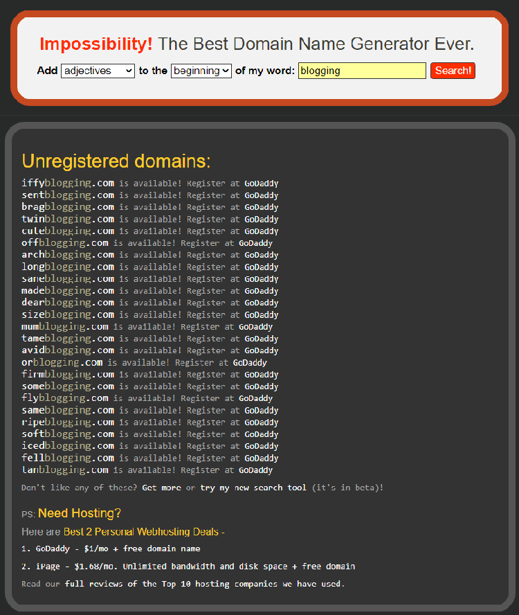 impossibility-org-domain-search-blogging